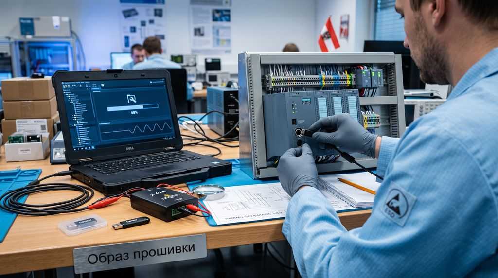 Образ прошивки от заказчика перед ремонтом ПЛК: резервная копия проекта и проверка литиевой батареи