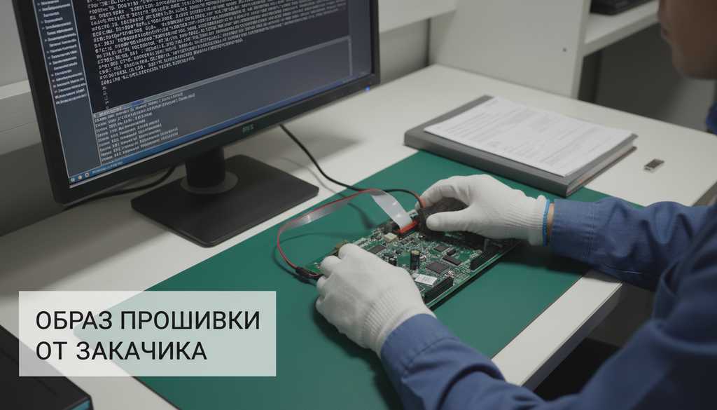 Работа с образом прошивки заказчика при ремонте промышленной платы - проверка целостности до паяльных работ
