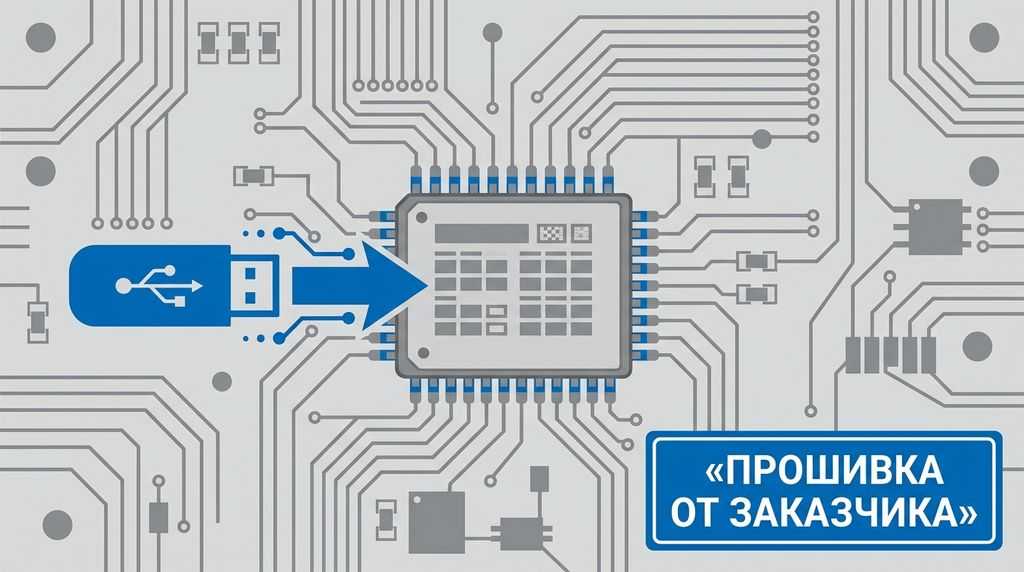 Прошивка и ПО от заказчика при ремонте ЧП