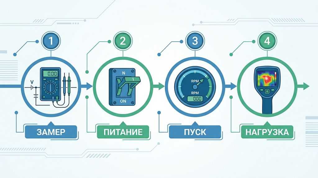 Ступенчатое включение ЧП после сбоя