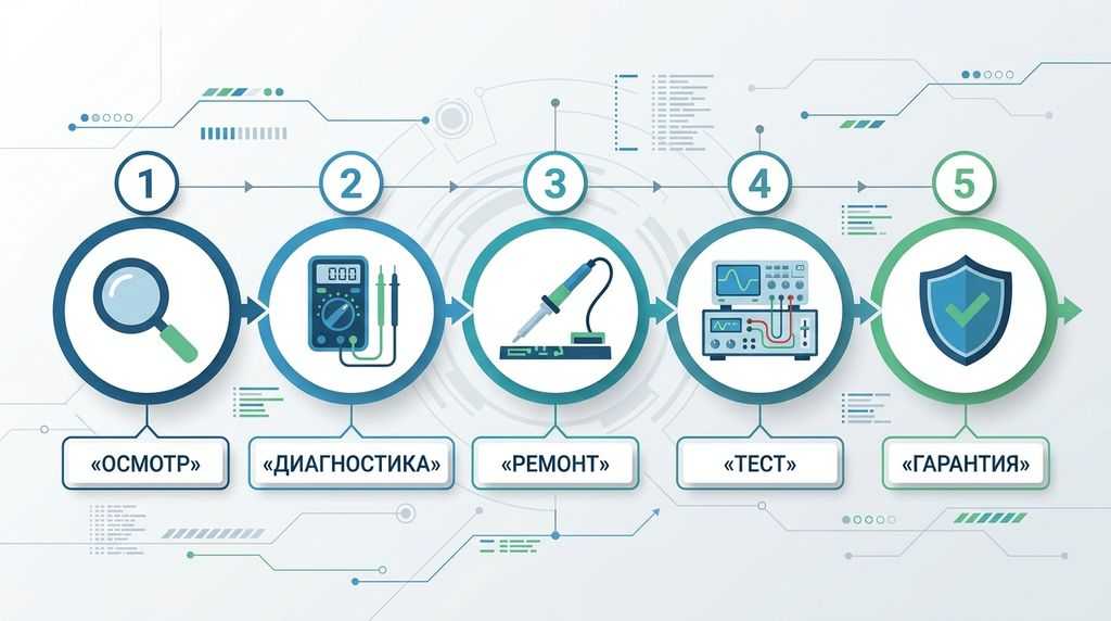 Этапы ремонта частотного преобразователя любого бренда