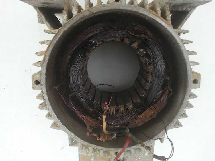 Демонтаж обмотки