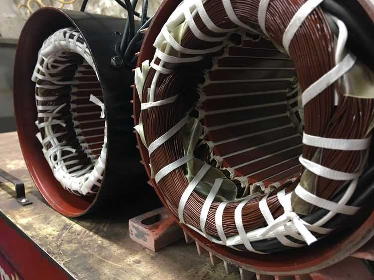 качественная перемотка электродвигателя