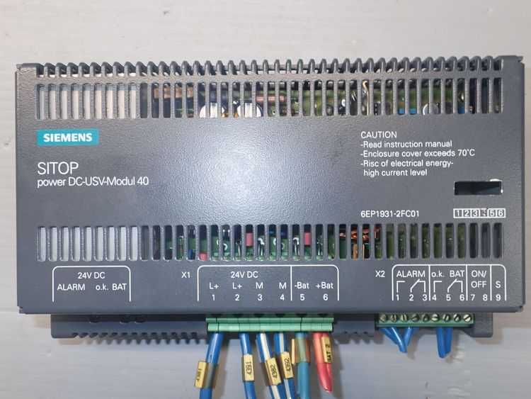 надежный ремонт блоков питания Siemens SITOP