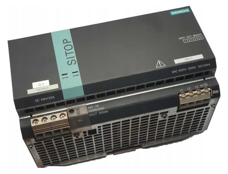 ремонт промышленного блока питания сименс ситоп