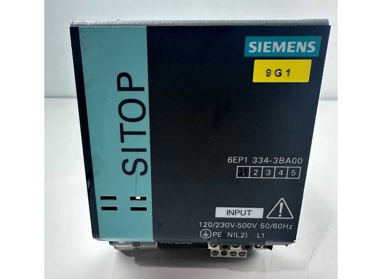 восстановление блока питания Siemens SITOP