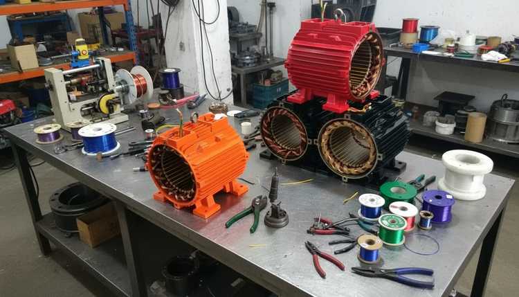 Восстановление посадочного места вала электродвигателя механической обработкой