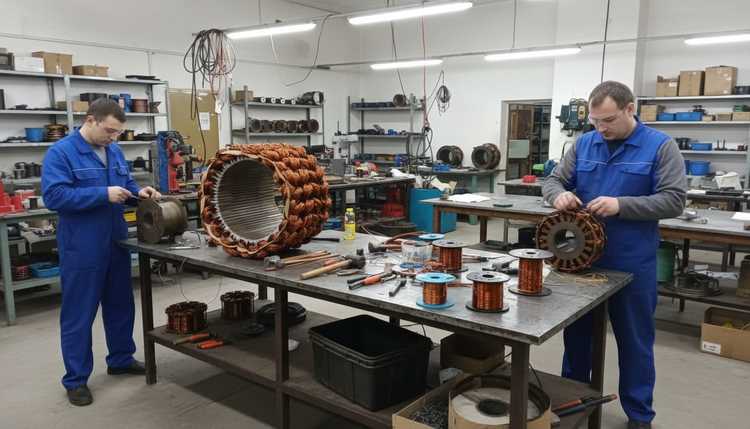 Восстановление работоспособности электродвигателей в икс пром суппорт