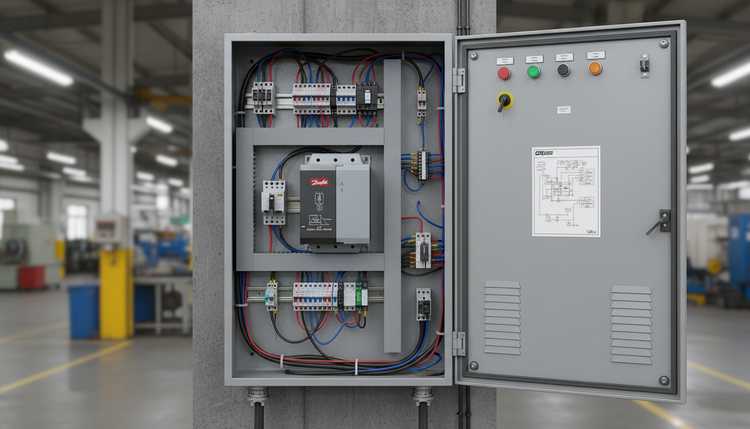 Ремонт устройства плавного пуска Danfoss MCD 201-055-T4-CV3