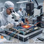 Ремонт промышленных материнских плат и электронных плат в лаборатории