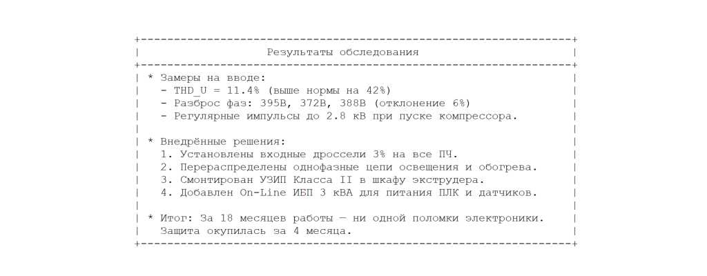 Кейс - как устранили аварии на экструзионной линии